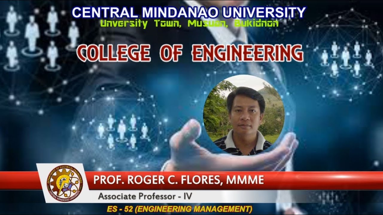 THE FIELD OF ENGINEERING MANAGEMENT (CHAPTER - 1)