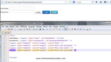 Bootstrap tutorial in tamil Part - 3 Button Control