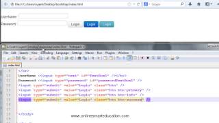 Bootstrap tutorial in tamil Part - 3 Button Control