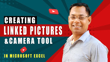 Creating linked pictures & activate camera tool in Microsoft Excel