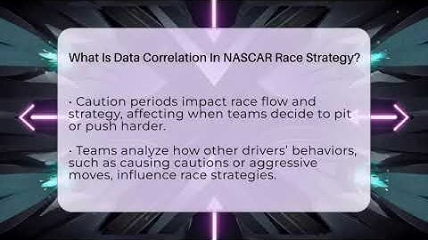 What Is Data Correlation In NASCAR Race Strategy? - Pit Stop Chronicles