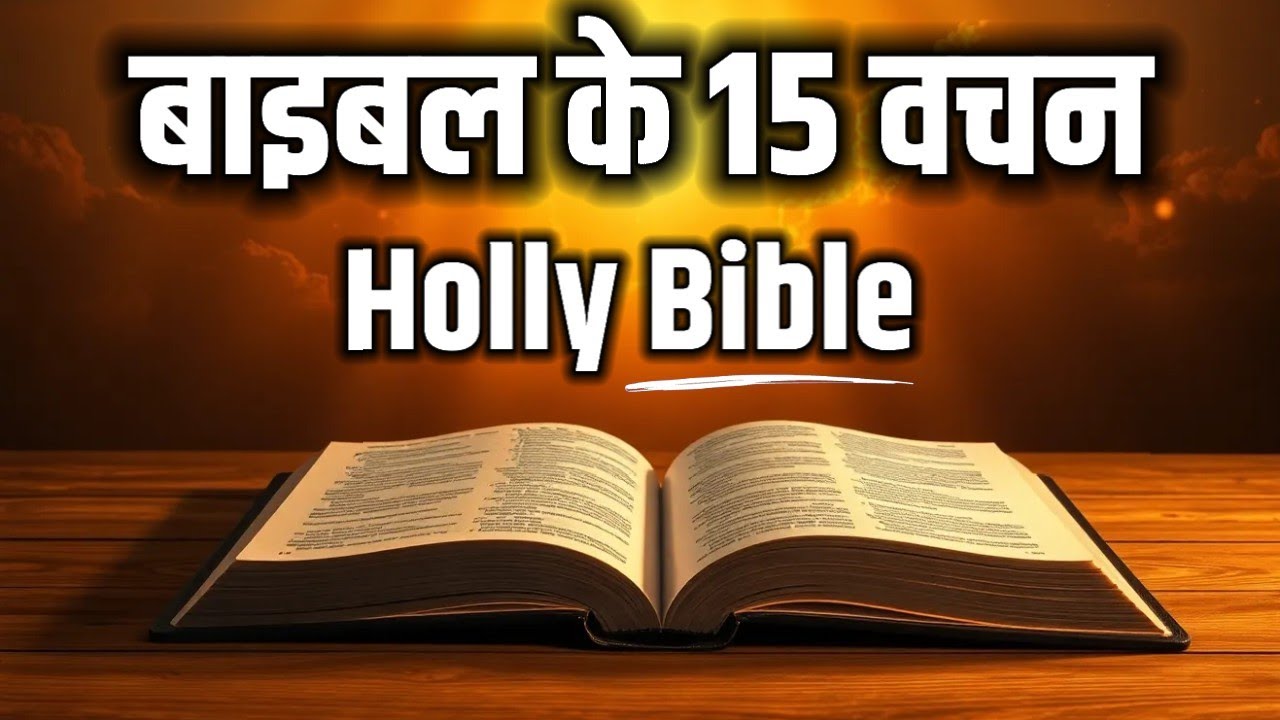 💫बाइबल के 15 समर्थी वचन | आत्मिक उत्साह और आशीष पाने के लिए