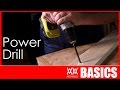 How to use a power drill and impact driver  woodworking basics