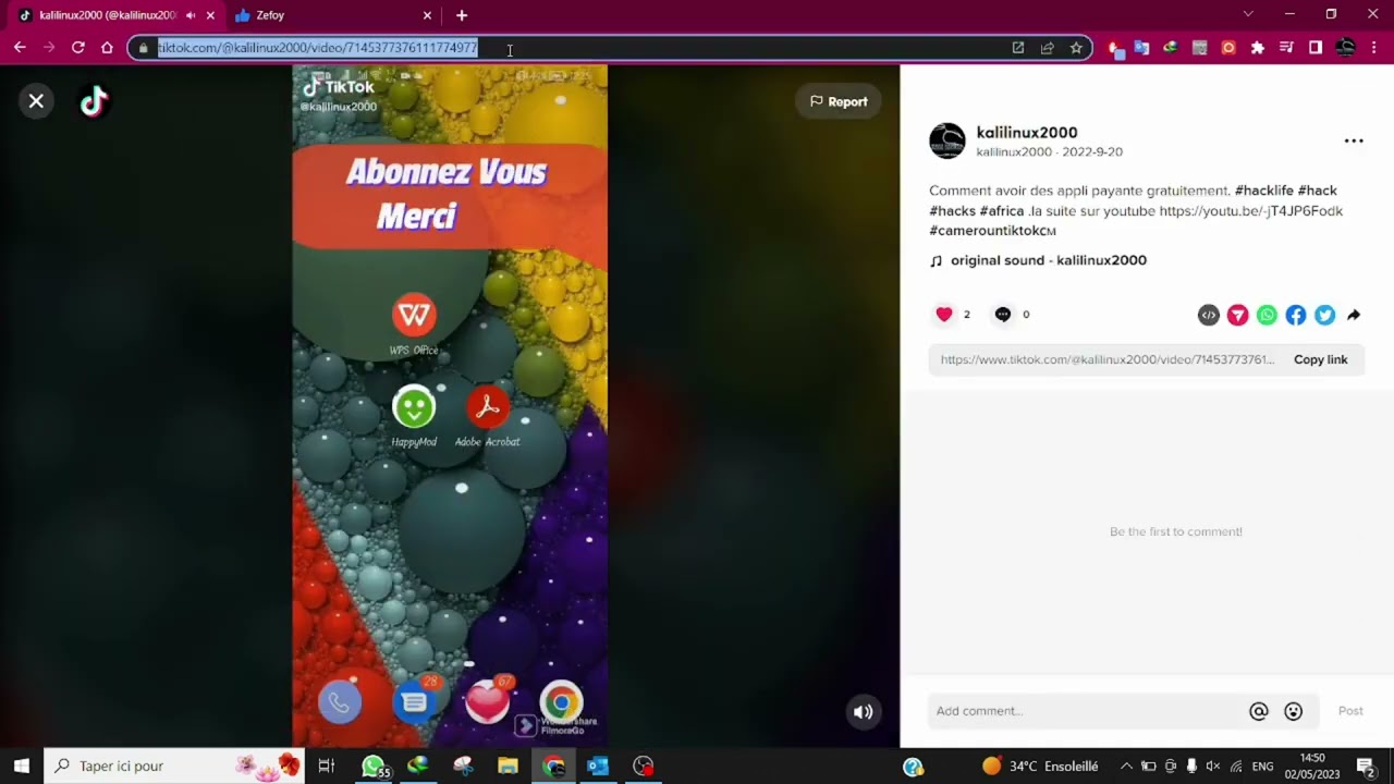 TIKTOK avoir 1000vues en 1min Gratuitement