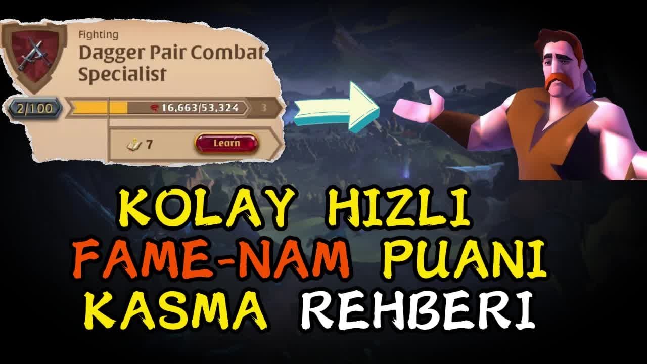 !(İNANILMAZ) HIZLI FAME-NAM-EXP KASMA REHBERİ SENDE KAZAN VE GÜÇLÜ OL. #albiononline #mmorpg #albion