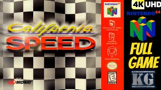 California Speed | N64 | 4K60ᶠᵖˢ UHD🔴| 100% Longplay Walkthrough Playthrough FULL GAME