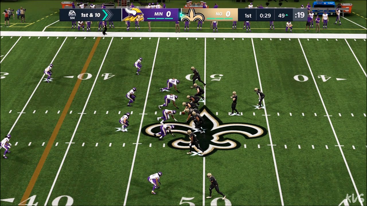 Madden NFL 21 - New Orleans Saints vs Minnesota Vikings - Gameplay (Xbox One X HD) [1080p60FPS]
