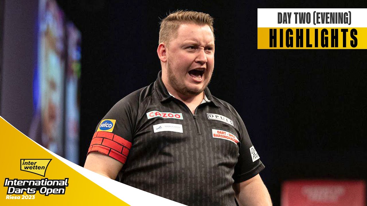 SENDING THE CROWD CRAZY! Day Two Evening Highlights 2023 International Darts Open