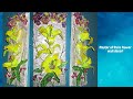 DIY: 3D Plaster Dipped Flower Canvas Wall Art