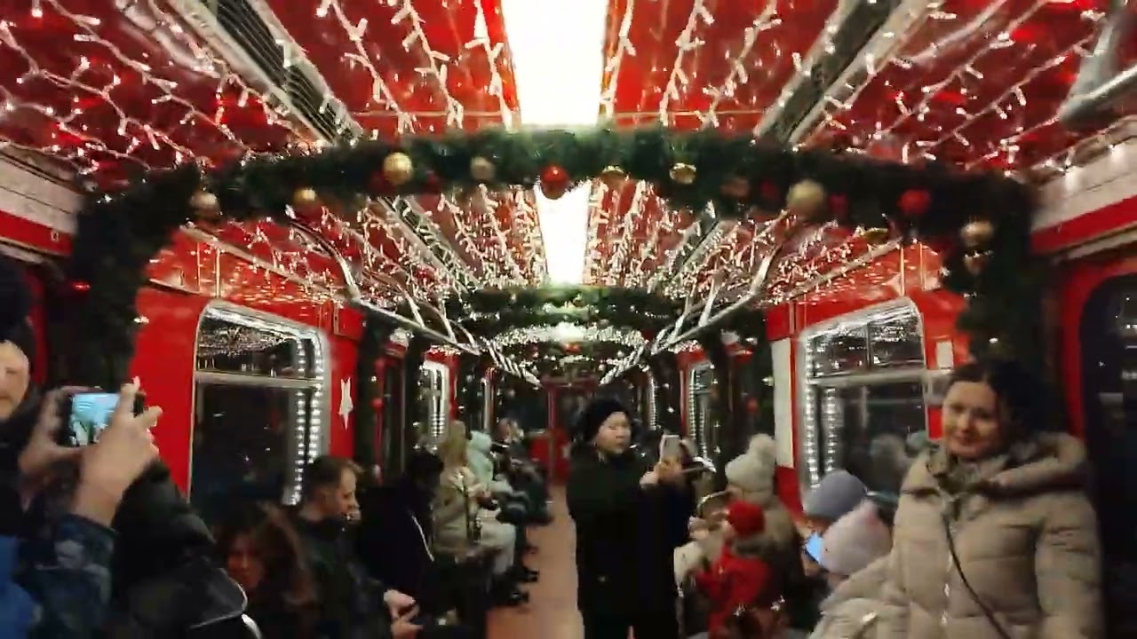 Ёж-3 Новогодний Котельники-Планерная #метро #metro #metrotv - YouTube