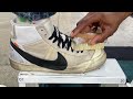 how to clean white nike blazers