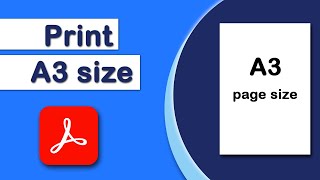 How to print A3 size in pdf with Adobe Acrobat Pro DC