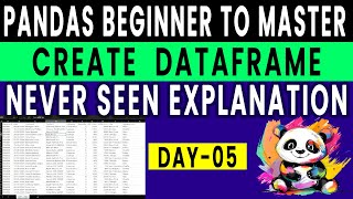 7 Ways to Create Dataframe from Excel csv, dictionary, lists & reallife applications Madhusai Mighty