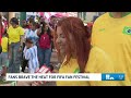 Fans brave heat for FIFA Fan Festival