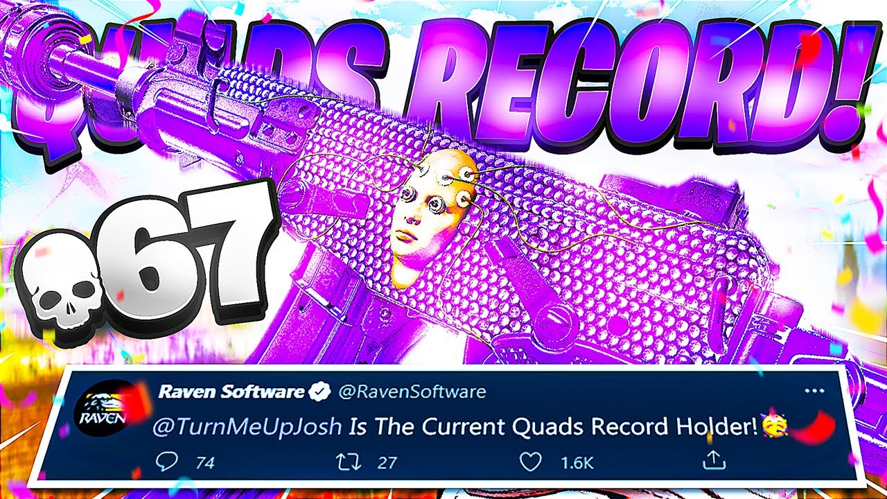 *NEW 67 KILL WARZONE WORLD RECORD* - YouTube