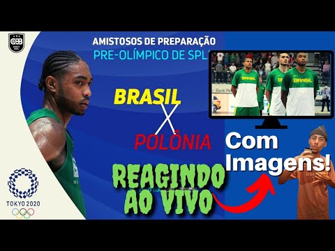 Brasil vs Polônia BASQUETE Amistoso de Pré Olímpico MELHORES MOMENTOS