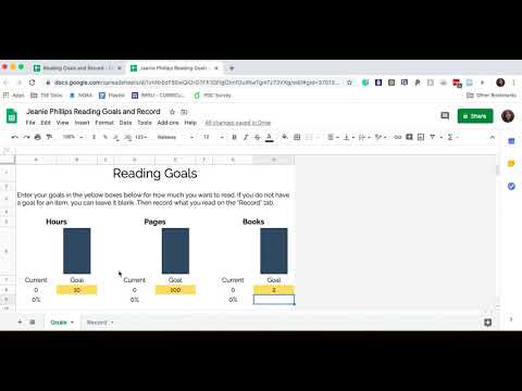 How to help students set reading goals with a reading log