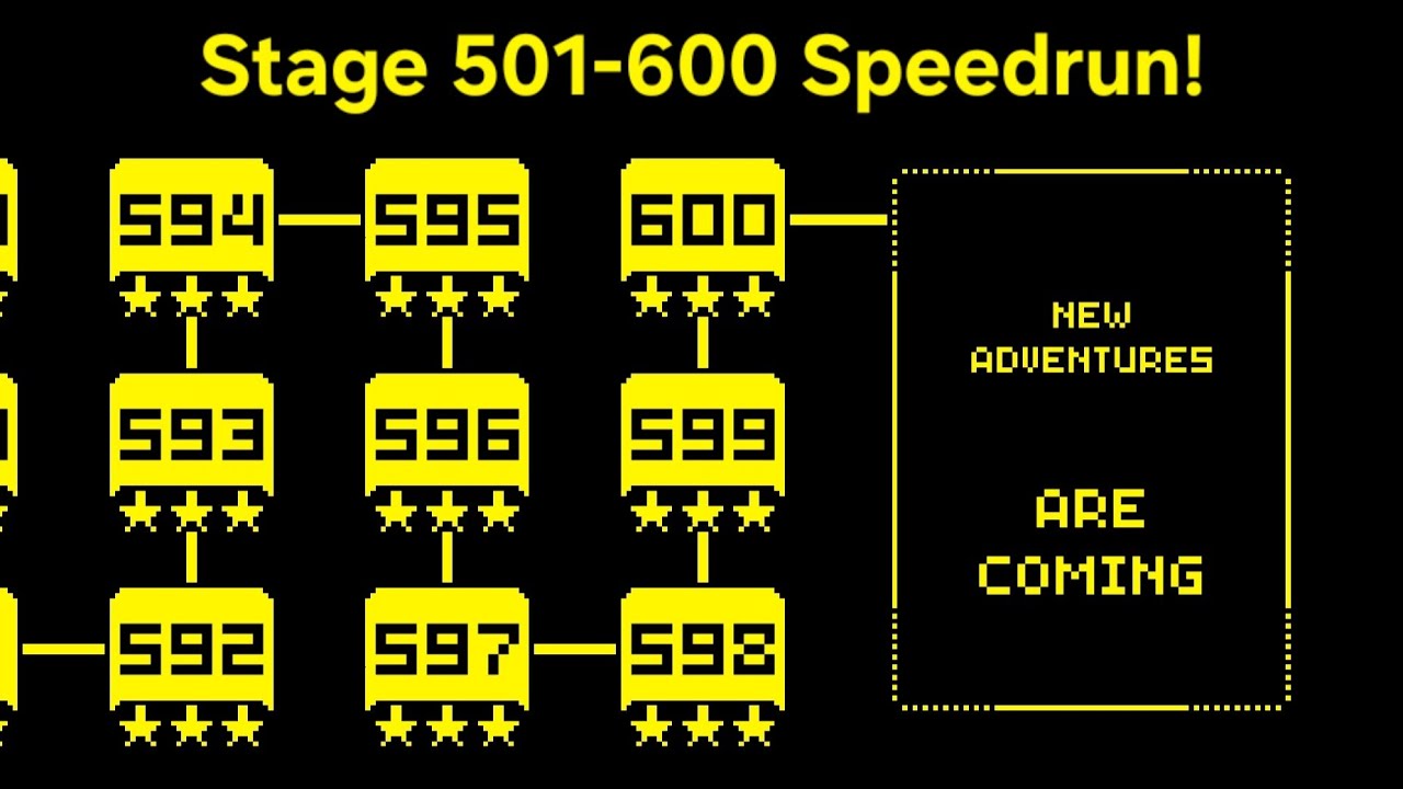 Tomb Of The Mask - Stage 501-600 Final Speedrun!