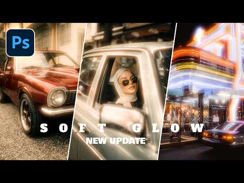 New Glow Effect Feature in Photoshop | Glowing Effect - Camera Raw Tutorial