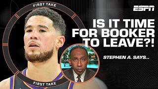 Download lagu Time for Devin Booker to LEAVE the Suns? ‘TOO MUCH DAMN LOVE GOING ON!’ - Stephen A. | First Take