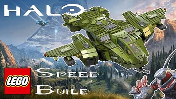 INFINITE!!! Mega Bloks Halo Pelican Inbound Speed Build! | Set GNB28