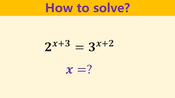 Beautiful Exponential Equation in Math Olympiad Question. You should learn this trick.