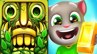 Temple Run 2 VS Talking Tom Gold Run Gameplay Walkthroughs Android iOS Games screenshot 1