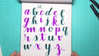 Iniciatte en lettering: las minúsculas