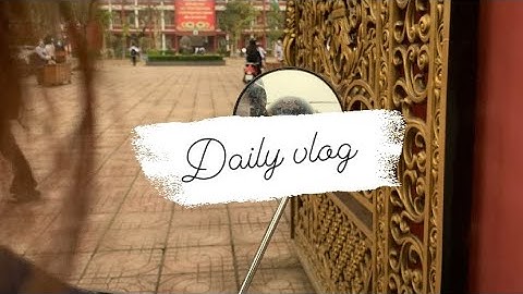 [School Vlog] Một ngày đi học của học sinh cấp 3 // Rosy Tran