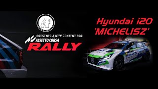 Assetto Corsa Rally mod- Hyundai i20 'Michelisz' livery Assetto Corsa Rally mod- Hyundai i20 'Michelisz' livery