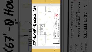 Elegant 20x67 Home Design – Perfect for Long Narrow Plots