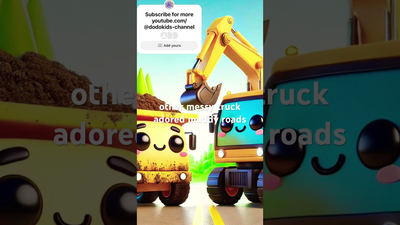 Messy Truck’s Muddy Adventure Surprises Shiny Digger!