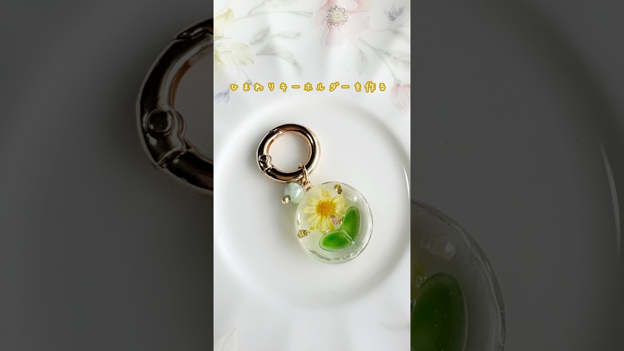 もちもち♡レジンヘアゴム.ブローチ☘ハンドメイド☘手描きNo.362