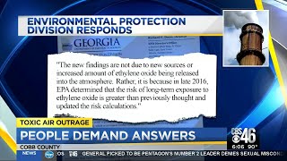 People demand answers from company behind toxic air in Cobb