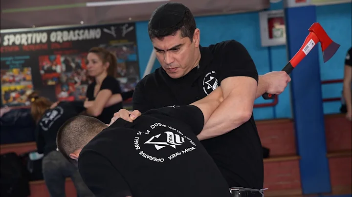 KRAV MAGA DEFENSE AGAINST  ATTACKS AX AND MACHETTE