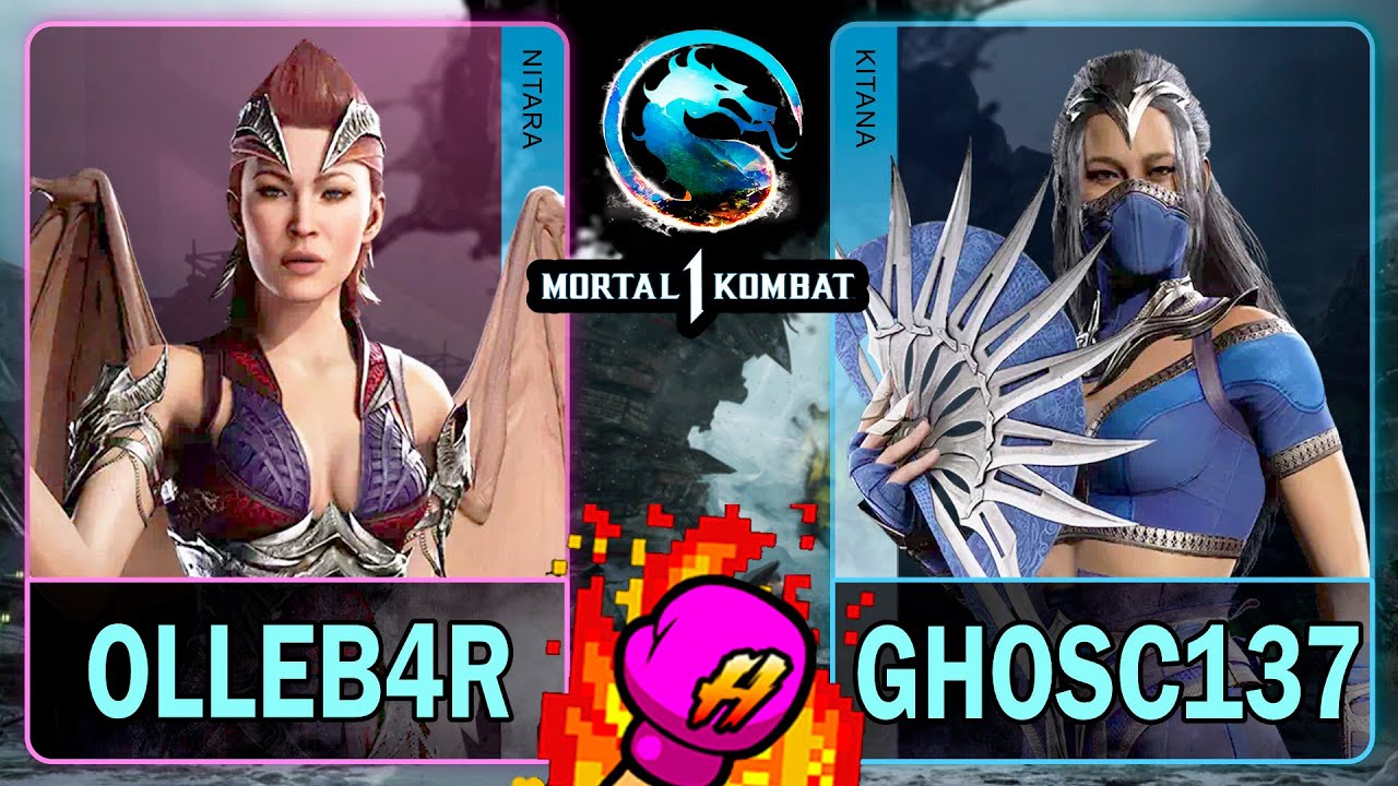 MK1 Olleb4r (NITARA) VS Ghosc137 (KITANA)🥊Mortal Kombat 1🥊4K 60ᶠᵖˢ
