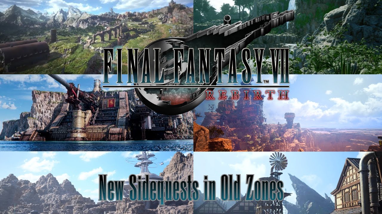 New Side Quests in Old Zones! | FF7 Rebirth Side Quests in All Zones