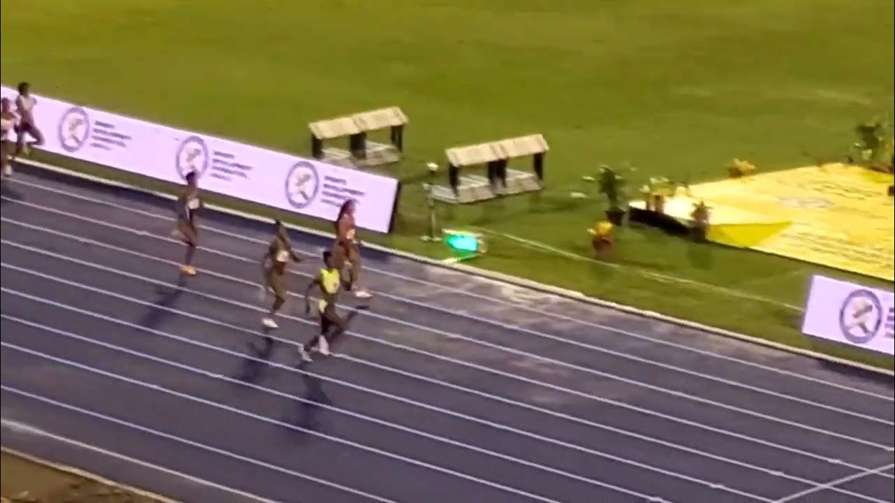 21.55s!!! Shericka Jackson Wins the womens 200m Final Jamaica