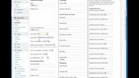 Social Media Widget - Blog Setup for Dummies