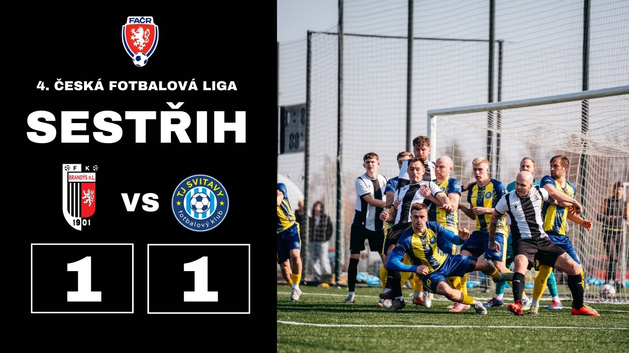 4. ČFL: FK Brandýs nad Labem - TJ Svitavy