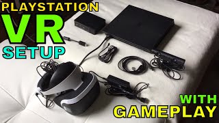 Playstation VR Setup with Gameplay