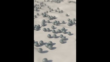Dynamics Balls - Rigid body and Dispacement Map with c4d