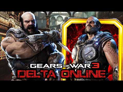 Gears of War 3 PC Delta Online - MICHAEL BARRICK Character Skin Gameplay!