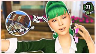 My sim's tiny business just got BIGGER! 🎨 | sims 4 very veggie challenge (ep 11)