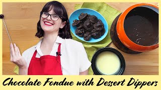 Chocolate Fondue with Dessert Dippers | Vintage Betty Crocker Recipes