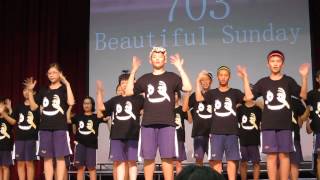 大溪國中103學年度英語歌謠--703 Beautiful Sunday