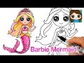 How to Draw Barbie Mermaid Chibi