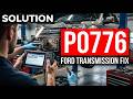 HOW TO FIX P0776 OBD II ERROR CODE Pressure Control Solenoid Stuck