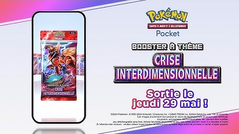 JCC Pokémon Pocket : Crise Interdimensionnelle | Disponible le 29 mai
