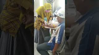 Kegiatan CKG di PT dusasbun dengan TIM NAKES PKM GN putri Bogor Jabar. #News2026